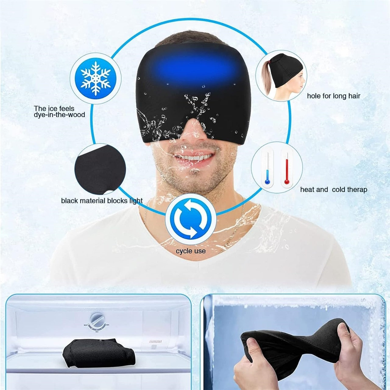 GORRO PARA MIGRAÑA RELAJANTE