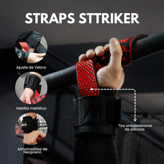 Par Straps Correas Muñequeras Pesas Gym